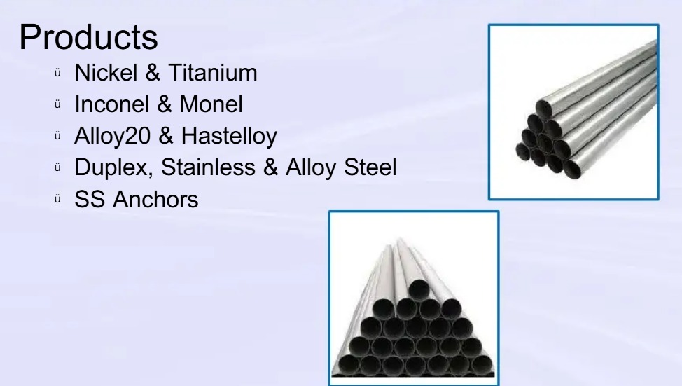 Nickel & Alloy Products
